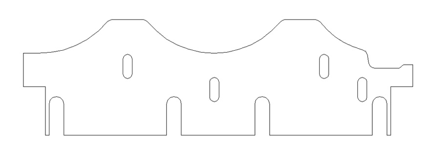 Gregory Alloys Tiles Roof Tile Blade Technical Drawing